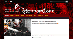 Desktop Screenshot of horrorcore.cz